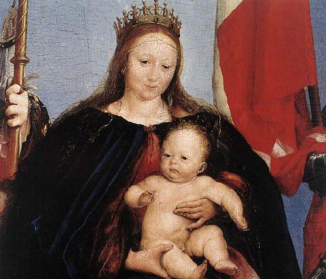 HOLBEIN, Hans the Younger The Solothurn Madonna china oil painting image